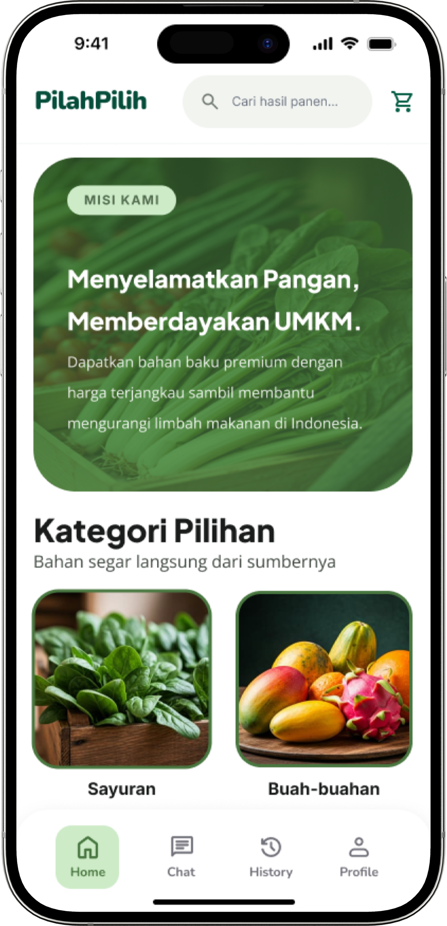 PilahPilih App Mockup